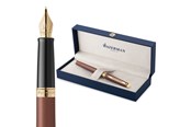 Schrijf- en tekengerei - Waterman Hémisphère Fountain Pen | Copper Red (The Understated Edit Collection) | Medium Nib with Blue Ink | Gift Box - 2217948