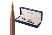 Schrijf- en tekengerei - Waterman Hémisphère Ballpoint Pen | Copper Red (The Understated Edit Collection) | Medium Point with Blue Ink | Gift Box - 2217950