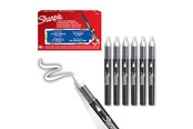 Schrijf- en tekengerei - Sharpie Creative Marker Acrylic Paint Pens | Brush Tip Water-Based Paint Markers | White | 6 Count - 2218111