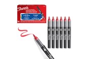Schrijf- en tekengerei - Sharpie Creative Marker Acrylic Paint Pens | Brush Tip Water-Based Paint Markers | Red | 6 Count - 2218113