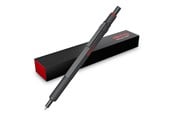Schrijf- en tekengerei - Rotring 600 Ballpoint Pen | Medium Point | Black Ink | All-Metal Body Pen | Dark Stone | Non-Slip Knurled Grip & Hexagonal Barrel | Refillable - 2204408