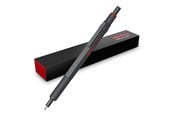 Schrijf- en tekengerei - Rotring 600 Mechanical Pencil | HB Lead 0.5 mm | All-Metal Body Propelling Pencil | Dark Stone | Non-Slip Knurled Grip & Hexagonal Barrel - 2204409
