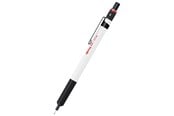 Schrijf- en tekengerei - Rotring 500 Mechanical Pencil | 0.5mm HB Lead | White hexagonal plastic barrel and non-slip textured metal grip - 2218725