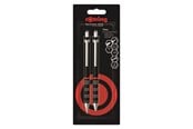 Schrijf- en tekengerei - Rotring Tikky Mechanical Pencil & Ballpoint Set| HB Lead 0.7 mm Pencil | Medium Point Pen | Black Barrel - 2221239