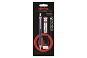 Schrijf- en tekengerei - Rotring Tikky Retro Mechanical Pencil & Eraser Set | 2B lead 0.5 mm | Blue Barrel - 2221253