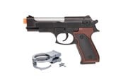 Outfits & Kostuums - Toi-Toys Police Gun Light and Sound with Handcuffs - 14148A