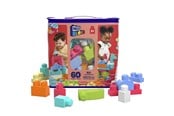 Bouw-/constructiekits - MEGA BLOCKS First Builders Big Building Bag 60 pcs - DCH54