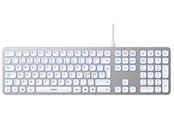 Toetsenbord - Deltaco Aluminium Keyboard - Toetsenbord - Noords - Zilver - TB-904