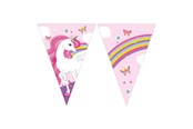 Speelgoed - Globos - Paper Bunting Unicorn Rainbow Colors 3mtr. - 93763