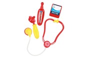Doen-alsof spelen - Toi-Toys - Doctor's set in Roder Doctor's bag 6 pcs. - 18021A
