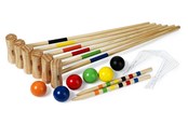 Tuinspellen - Croquet Family Pine wood 6-players - 541-300