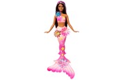 Dolls & Accessories - Barbie Blooming Magic Zwarte Zeemeerminpop - JDM73
