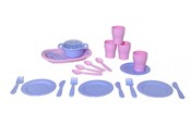 Buiten spelen - Plasto Dinner set 23 parts - 2901000ROS