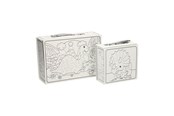 Creatief spelen - Wins Holland - Color your own Dino Suitcases set of 2 - D276