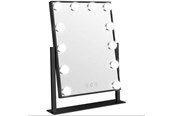 Make-up spiegels - UNIQ New York Mega Makeup Mirror with 12 LED lights - Black - 7275-1