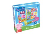 Bordspellen, Kaartspellen & Dobbelspellen - Tactic Peppa Pig 3 in 1 Lotto Domino Memo - 60480