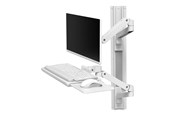 Monitorbevestiging - Ergotron LX Pro mounting kit - for LCD display / keyboard / mouse - white - 45-696-290