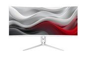 Scherm - 34" LC Power M34-Q-C-PRO - 3440x1440 (UWQHD) - 165Hz - VA - 65W USB-C - KVM switch - LC-M34-Q-C-PRO