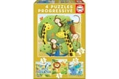 Puzzels - Educa 12-16-20-25 Wild Animals - 80-17147