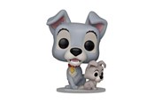 Merchandise - Funko! - Pop! Disney: Lady and the Tramp - Tramp with Puppy 10cm - Figuur - 83569