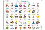Puzzels - Larsen Puzzles Maxi Word 40 pcs - LA-LS41DK