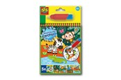 Creatief spelen - SES Creative Colour with Water Safari Colouring Book - S00131