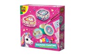 Creatief spelen - SES Creative Diamond Painting Wooden Jewellery Boxes - Unicorn - 14138