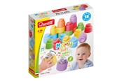 Speelgoed voor baby's - Quercetti - Momy Soft Building Blocks with Sound 18 pcs. - 04145
