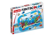 Speelgoed voor baby's - Quercetti - Ocean Fun Fish & Pegs Insert Mosaic 316 pcs. - 0969