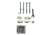 Babyspullen - BabyDan Fittings for MultiDan / Lena Safety Gate Wood White - 300353