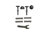 Babyspullen - BabyDan Fittings for Asta/Premier/Avantgarde Safety Gates grey - 300547