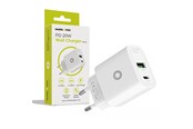 Mobiel - Adapters & Opladers - Mobile Origin PD20W Wall Charger MO12 - white 1 USB-A + 1 USB-C - FRL-PD20W-MO12