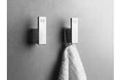 Badkamer accessoires - Unidrain Reframe Collection towel hooks (x2) Brushed steel - 7070