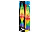 Kinderlampen - Lava Lamp 37cm White/Tri-colour Rainbow Base - 605907