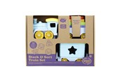 Speelgoed voor baby's - Green Toys - Stack and Sort Train 12 pcs. - GTTNSS1460