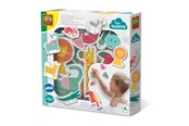 Speelgoed voor baby's - SES Creative Tiny Talents Bath Safari Animals - 13097