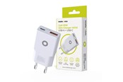 Mobiel - Adapters & Opladers - Mobile Origin GaN 30W Slim Charger TÜV MO16 - USB-A + USB-C - MO-GAN30W-MO16