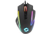 Muis - Speed-Link Speedlink DECUS NX RGB Gaming Mouse - Rubber Black - Gaming muis - Optisch - 6 knoppen - Zwart - SL-680024-RRBK