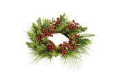 Decoratie - NORDIC WINTER Artificial wreath Ø60 cm w/berries - 780-092