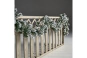 Decoratie - NORDIC WINTER Artificial garland 270 cm w/snow & lights - 780-013