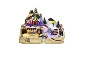 Decoratie - NORDIC WINTER Christmas town "River Town" w/lights & music - 780-522