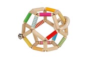 Speelgoed voor baby's - Goki - Wooden Elastic Motor Ball - 65195