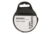 Hobby artikelen - Creativ Company - Satin ribbon Black 15m - 524502