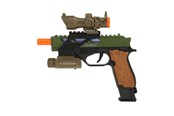 Creatief spelen - Toi-Toys Alfafox Military Pistol with Light and Sound and Flashlight - 32589A