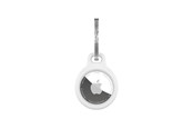 Mobiel - Overige accessoires - FIXED Silky Silicone Apple AirTag Keychain Case White - FIXSILD-756-WH
