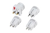 Kabels - diversen - Vivanco Travel adapter Set EURO/USA -> World White - 7292