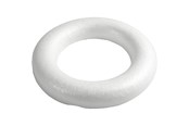 Schrijf- en tekenartikelen - Creativ Company - Styropor Rings with Flat Back 30cm - 54350