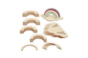 Creatief spelen - Colorations - Make and Decorate your Own Wooden Rainbow Set of 6 - DYORNB6