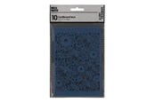 Schrijf- en tekenartikelen - Creativ Company - Patterned cardboard Blue 10 pcs. - 216914