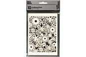 Schrijf- en tekenartikelen - Creativ Company - Patterned cardboard Off-white 10 pcs. - 216911